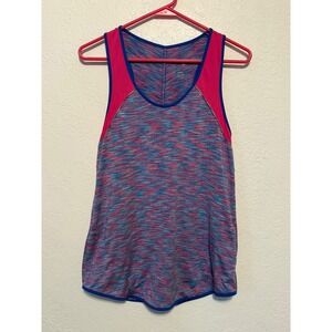 Tangerine Space Dye Racerback Active Tank Top Turquoise Hot Pink FW8525CC669 M
